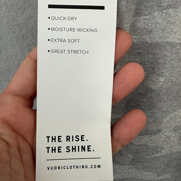 Vuori Women's Gray Camo Jogger Track Pants - Picture 8 of 12